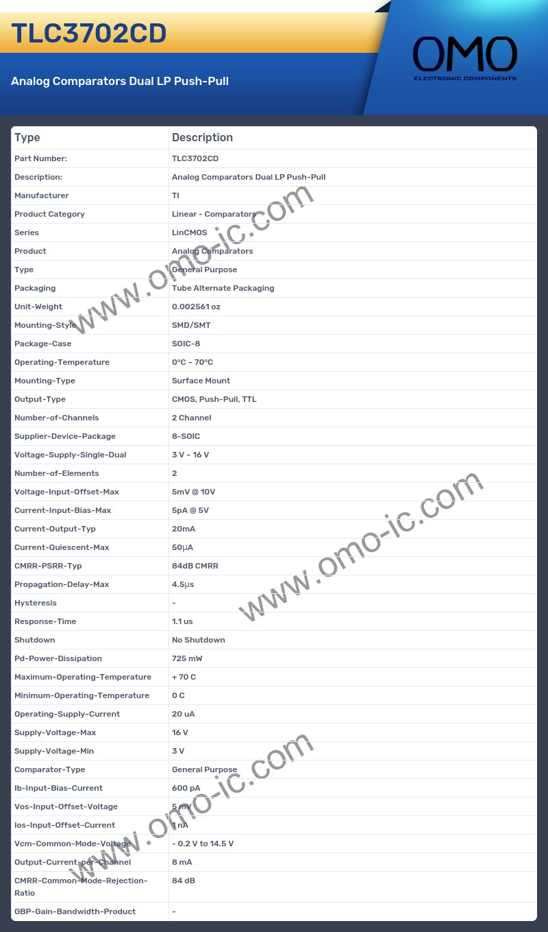 TLC3702CD