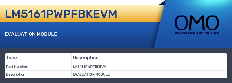 LM5161PWPFBKEVM