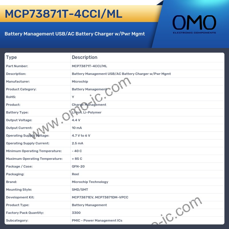 MCP73871T-4CCI/ML
