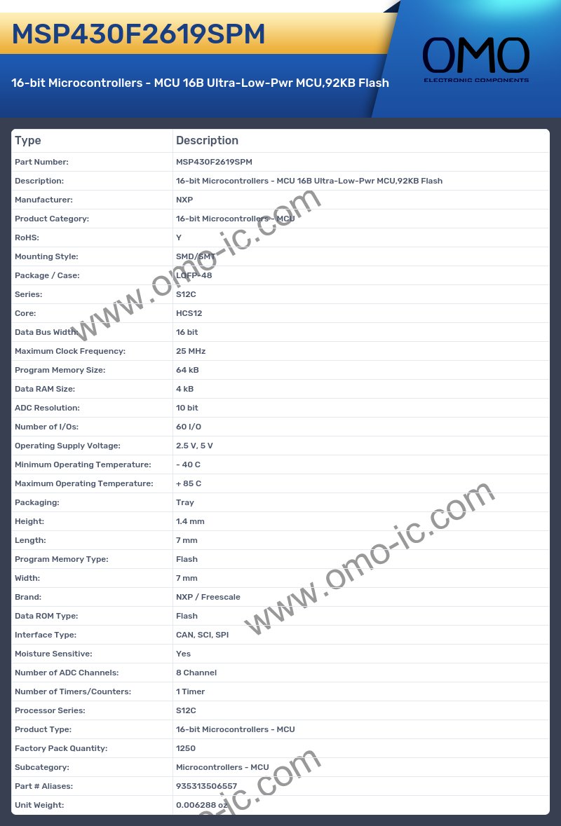 MSP430F2619SPM