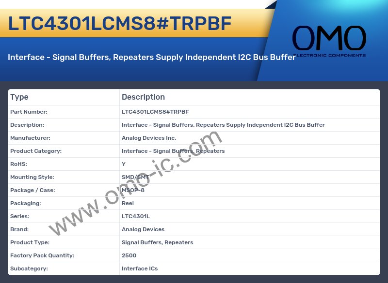 LTC4301LCMS8#TRPBF