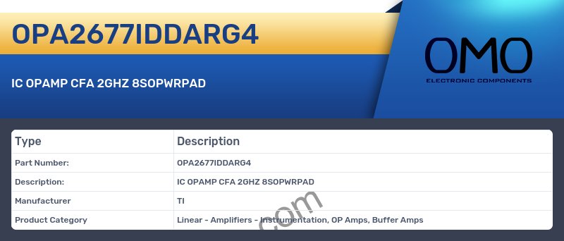 OPA2677IDDARG4