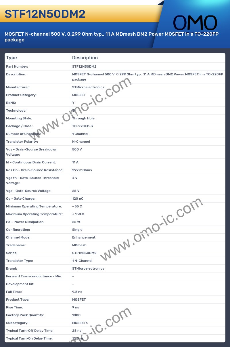 STF12N50DM2
