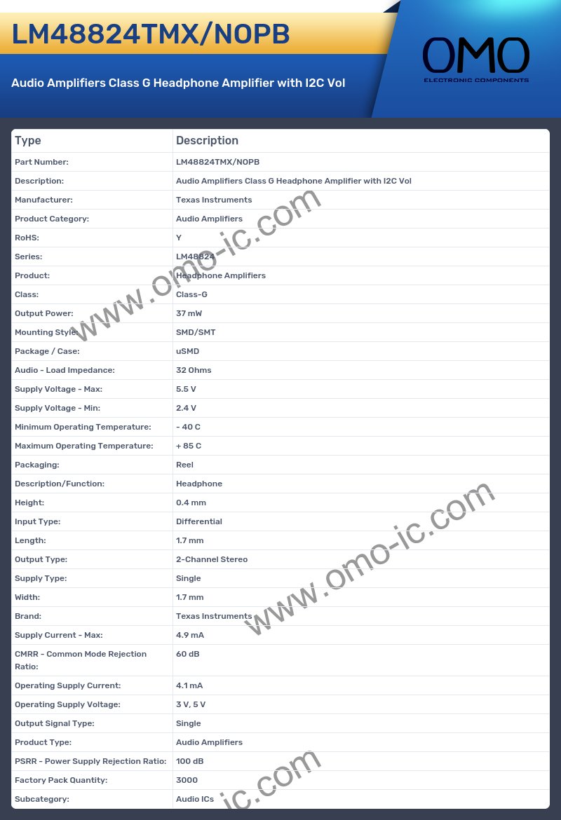 LM48824TMX/NOPB