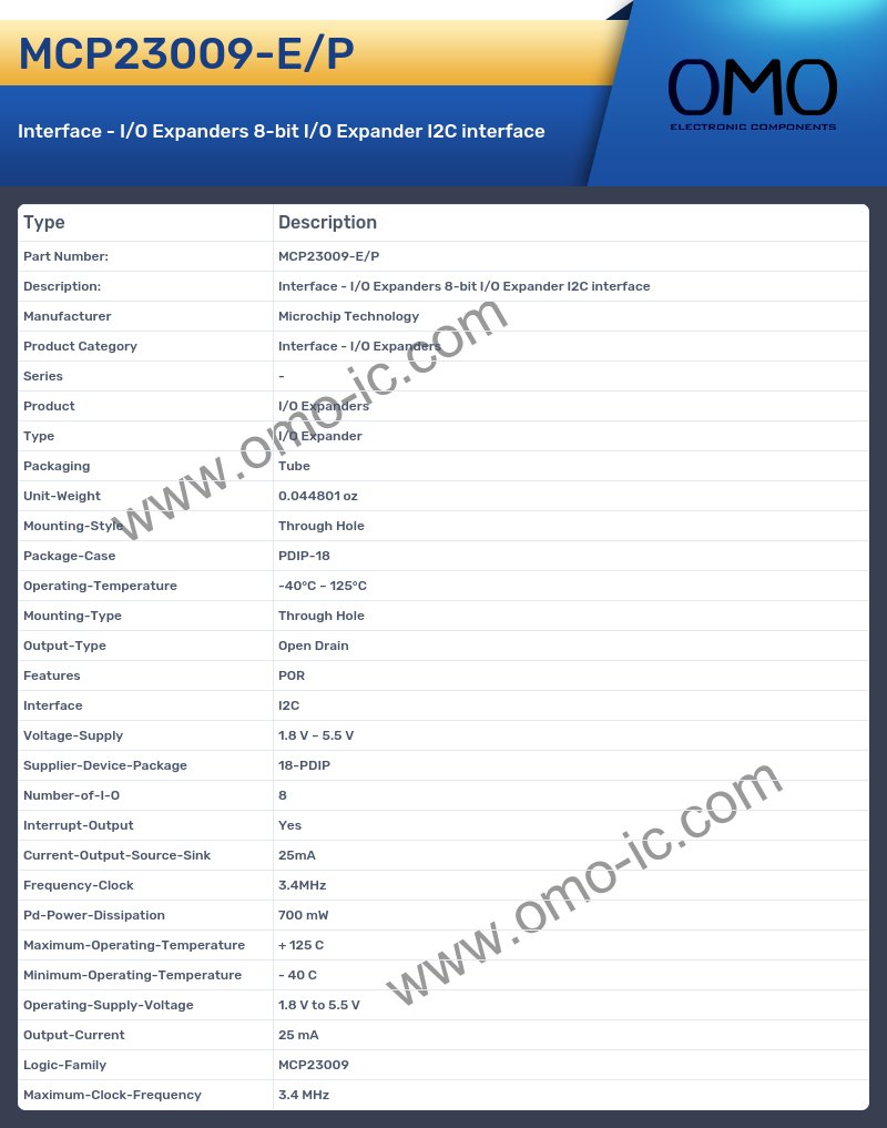 MCP23009-E/P