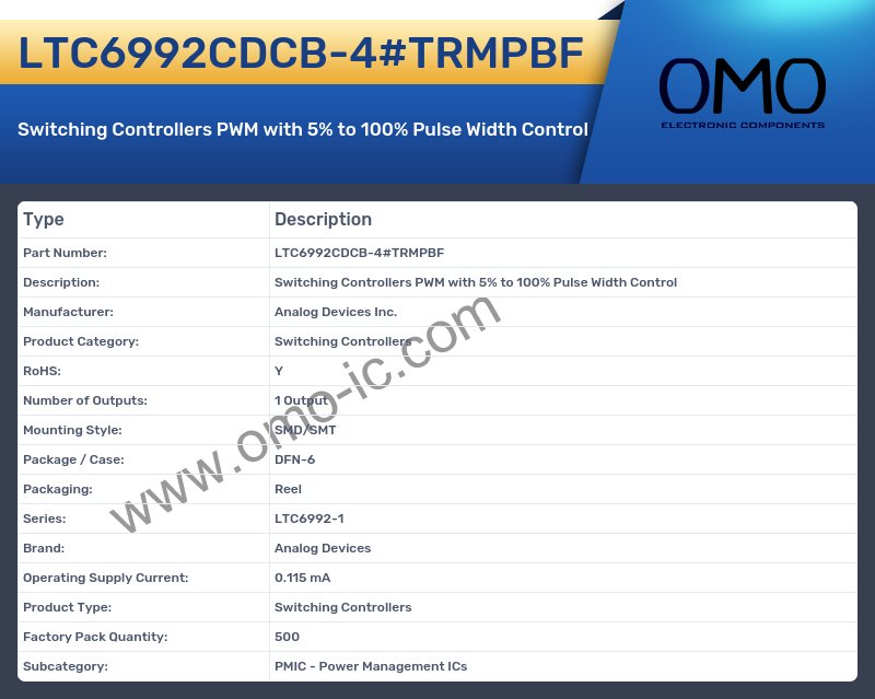 LTC6992CDCB-4#TRMPBF