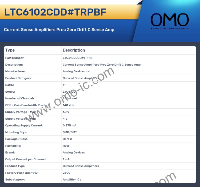 LTC6102CDD#TRPBF