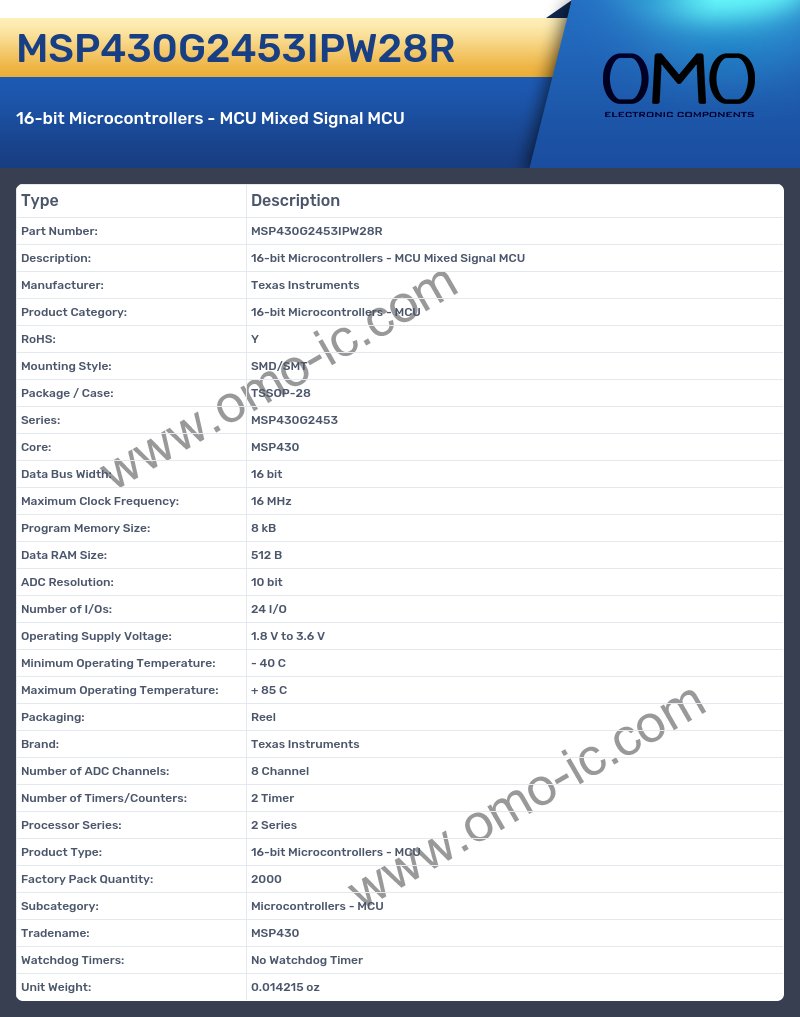 MSP430G2453IPW28R