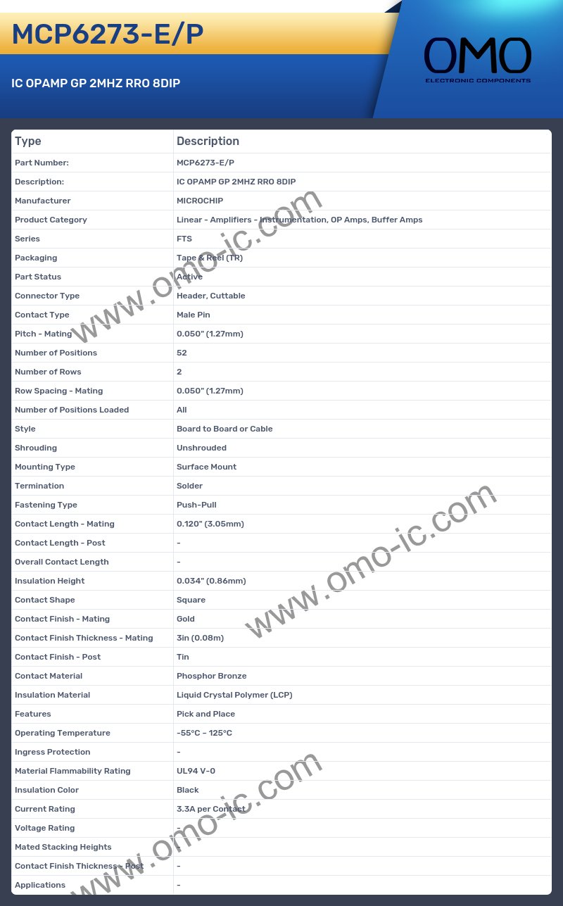 MCP6273-E/P