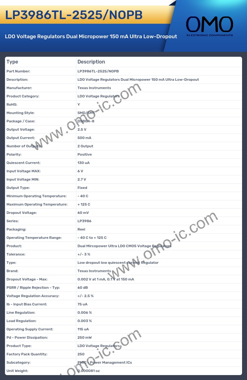 LP3986TL-2525/NOPB