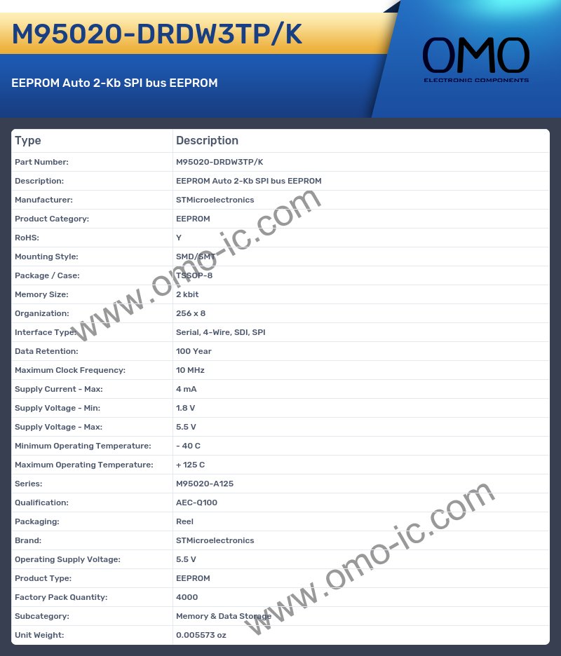 M95020-DRDW3TP/K