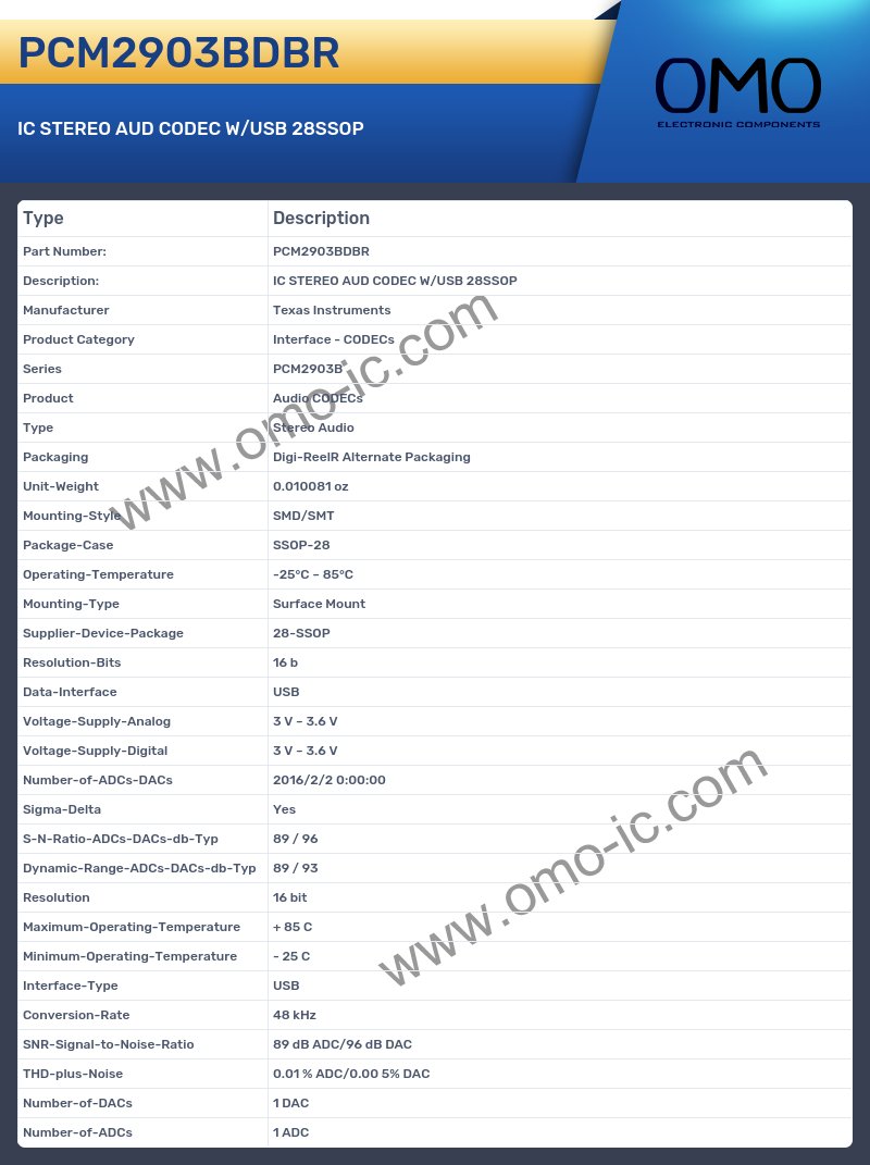 PCM2903BDBR