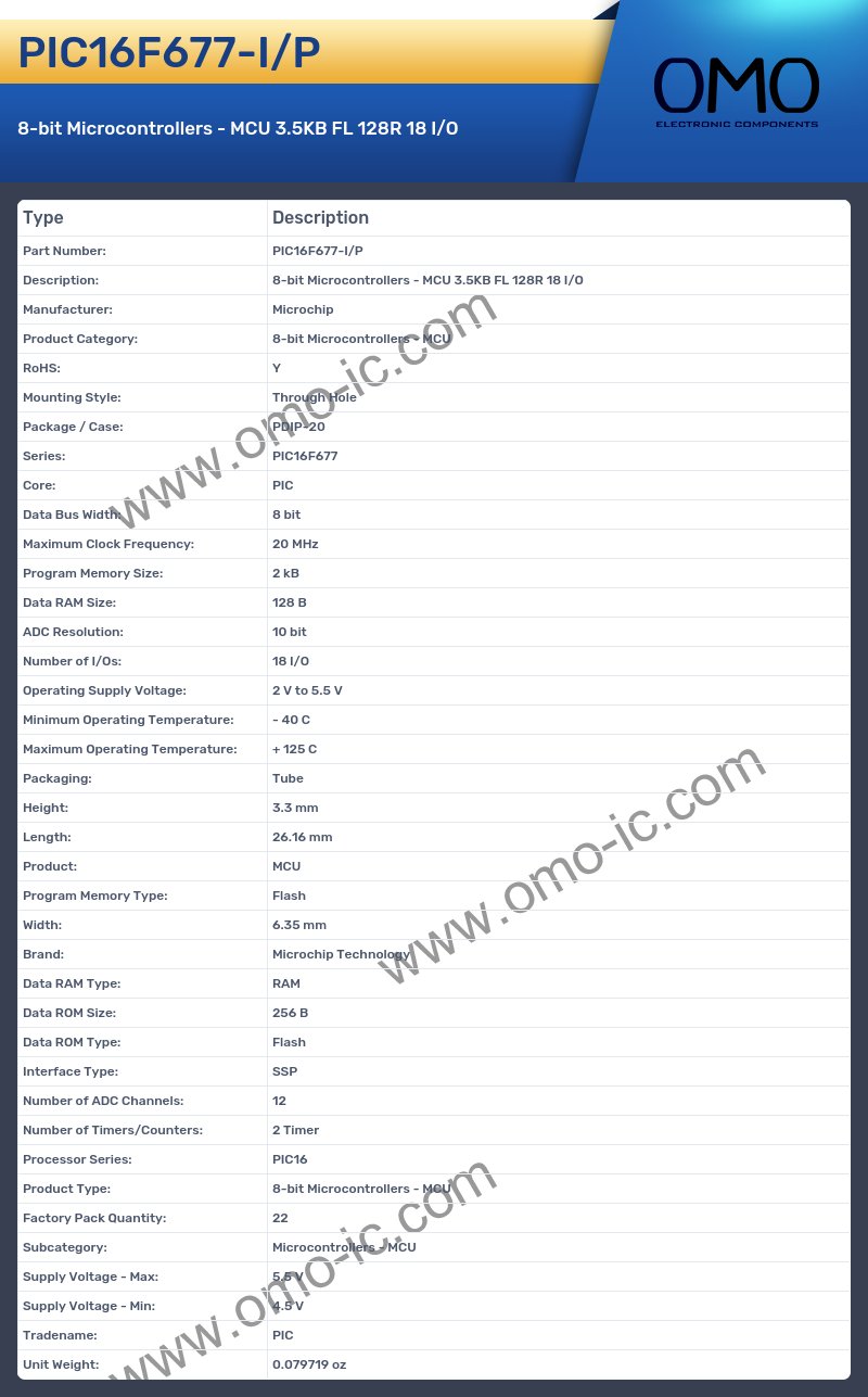 PIC16F677-I/P