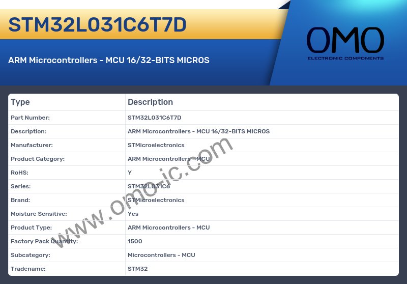 STM32L031C6T7D