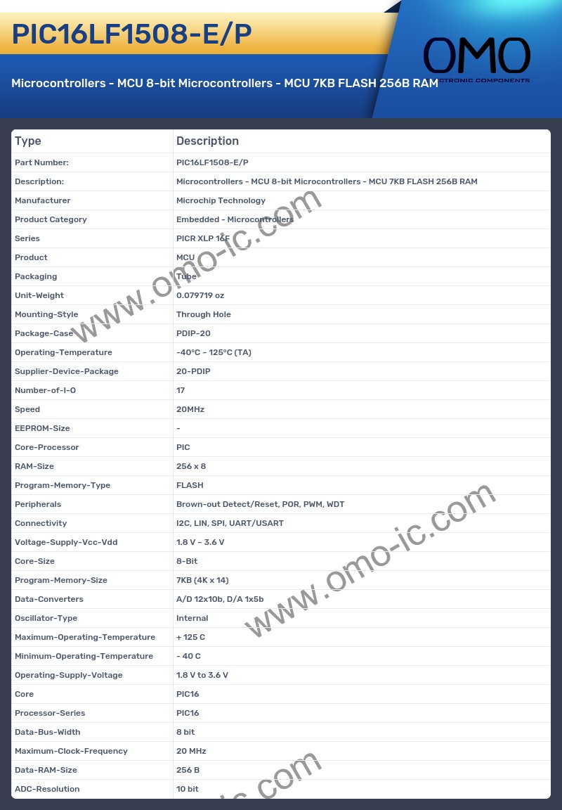 PIC16LF1508-E/P