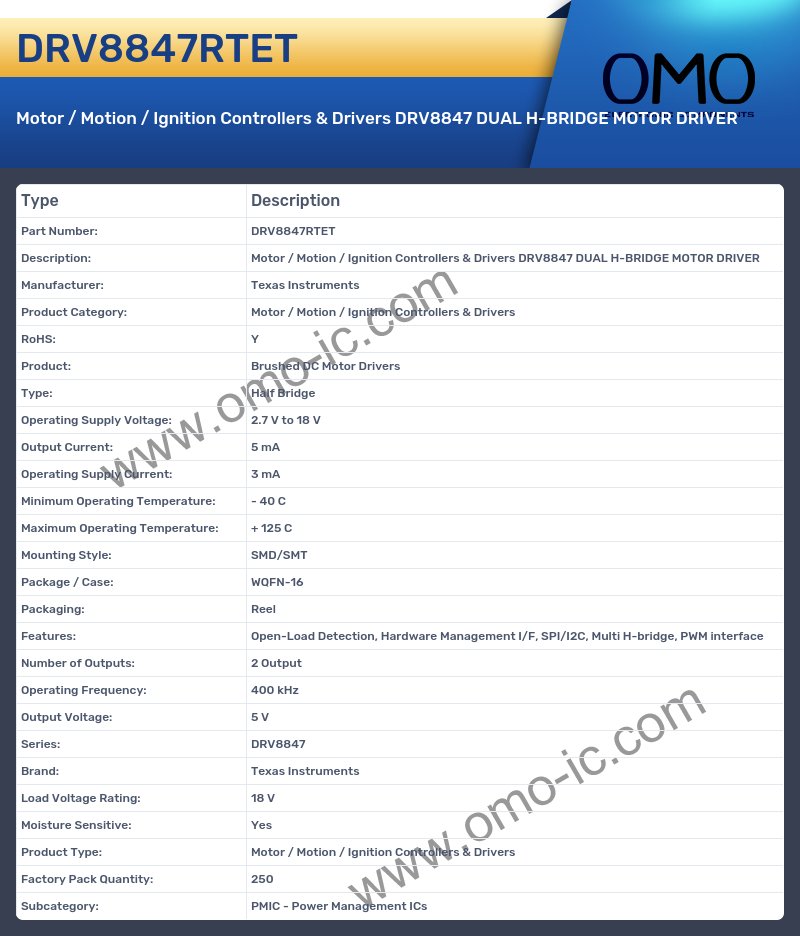 DRV8847RTET