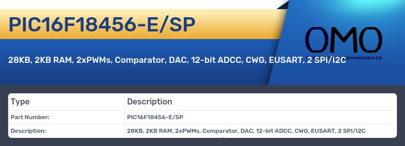 PIC16F18456-E/SP