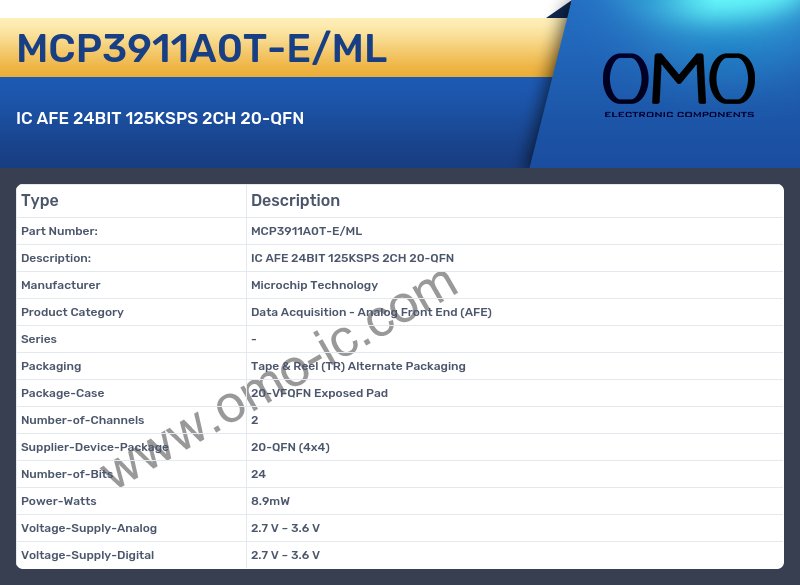 MCP3911A0T-E/ML
