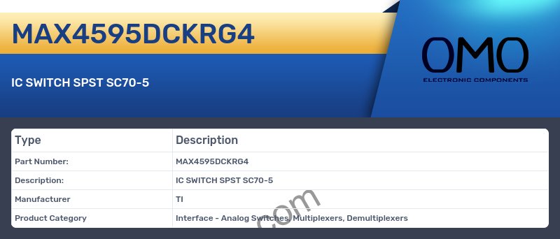 MAX4595DCKRG4