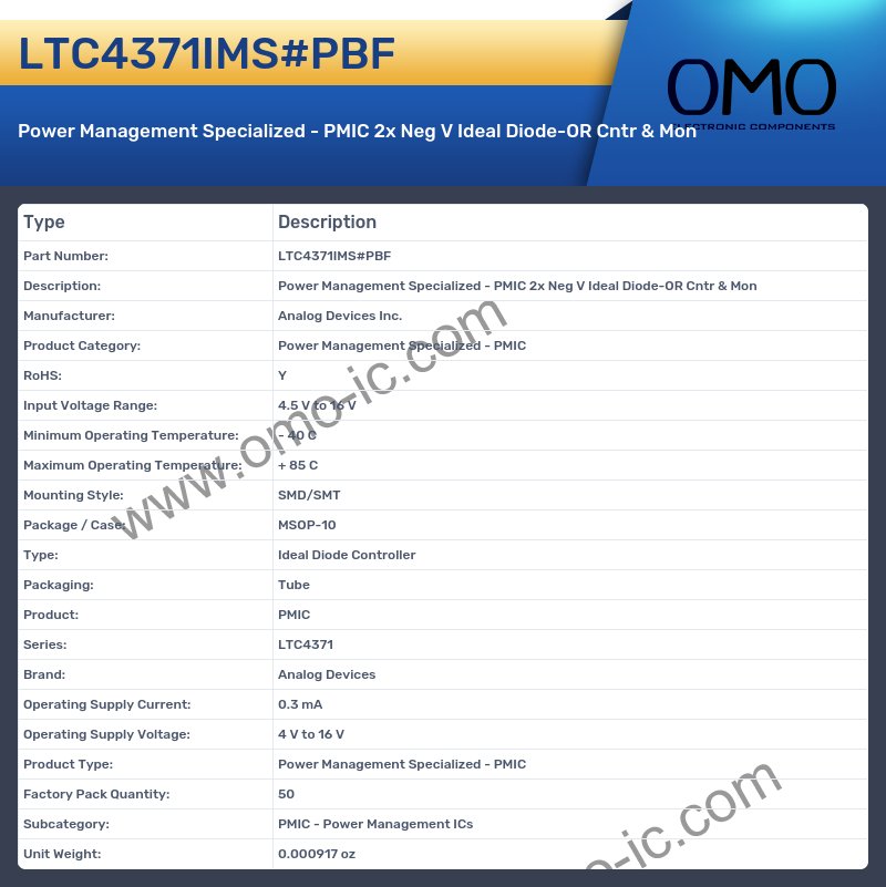 LTC4371IMS#PBF