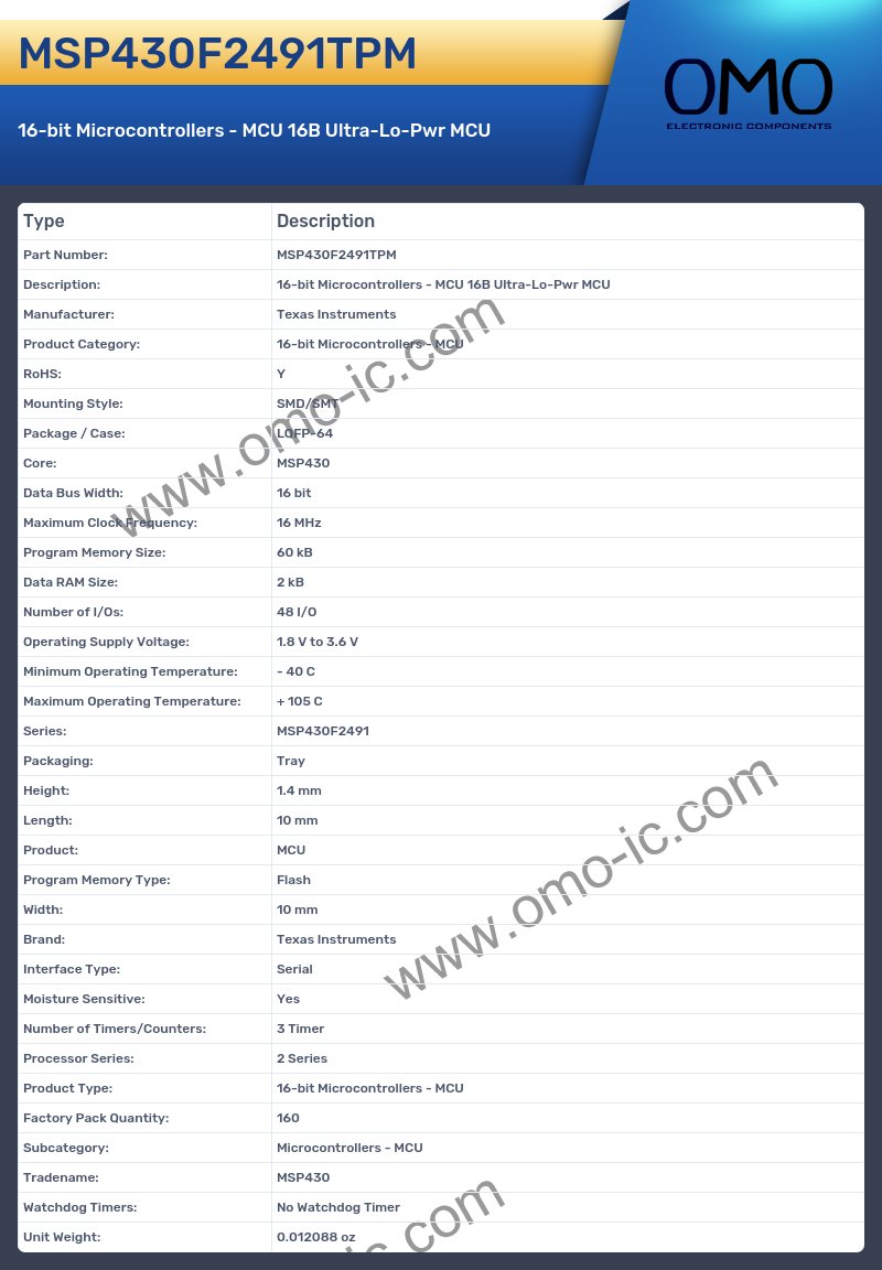 MSP430F2491TPM