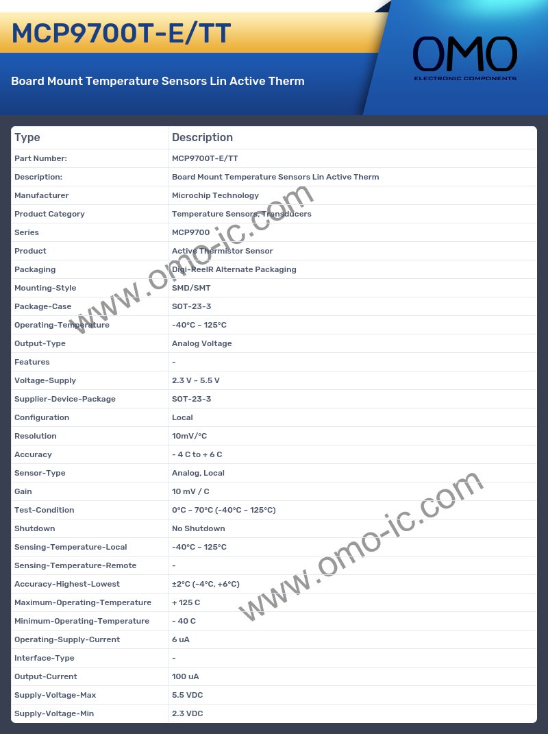 MCP9700T-E/TT