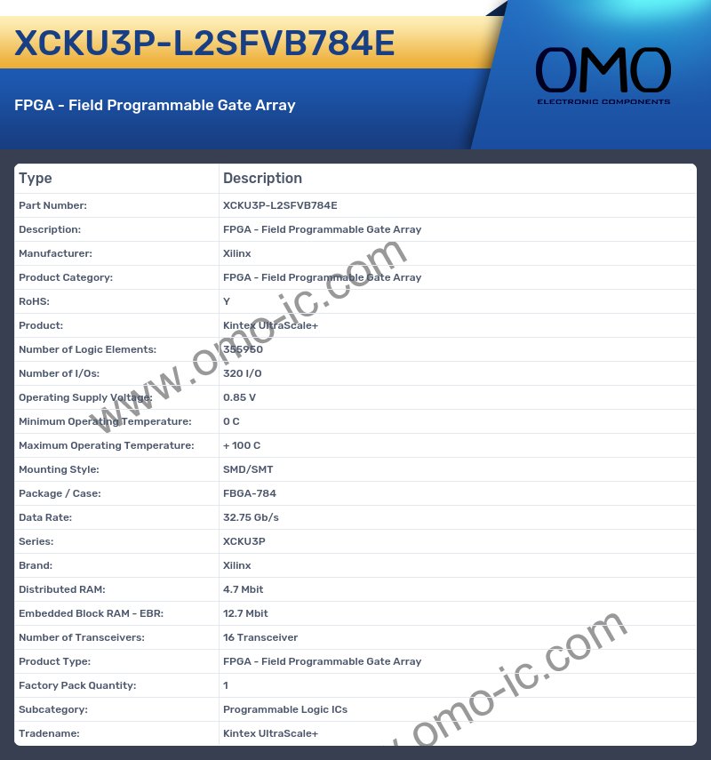 XCKU3P-L2SFVB784E