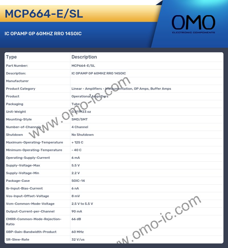 MCP664-E/SL