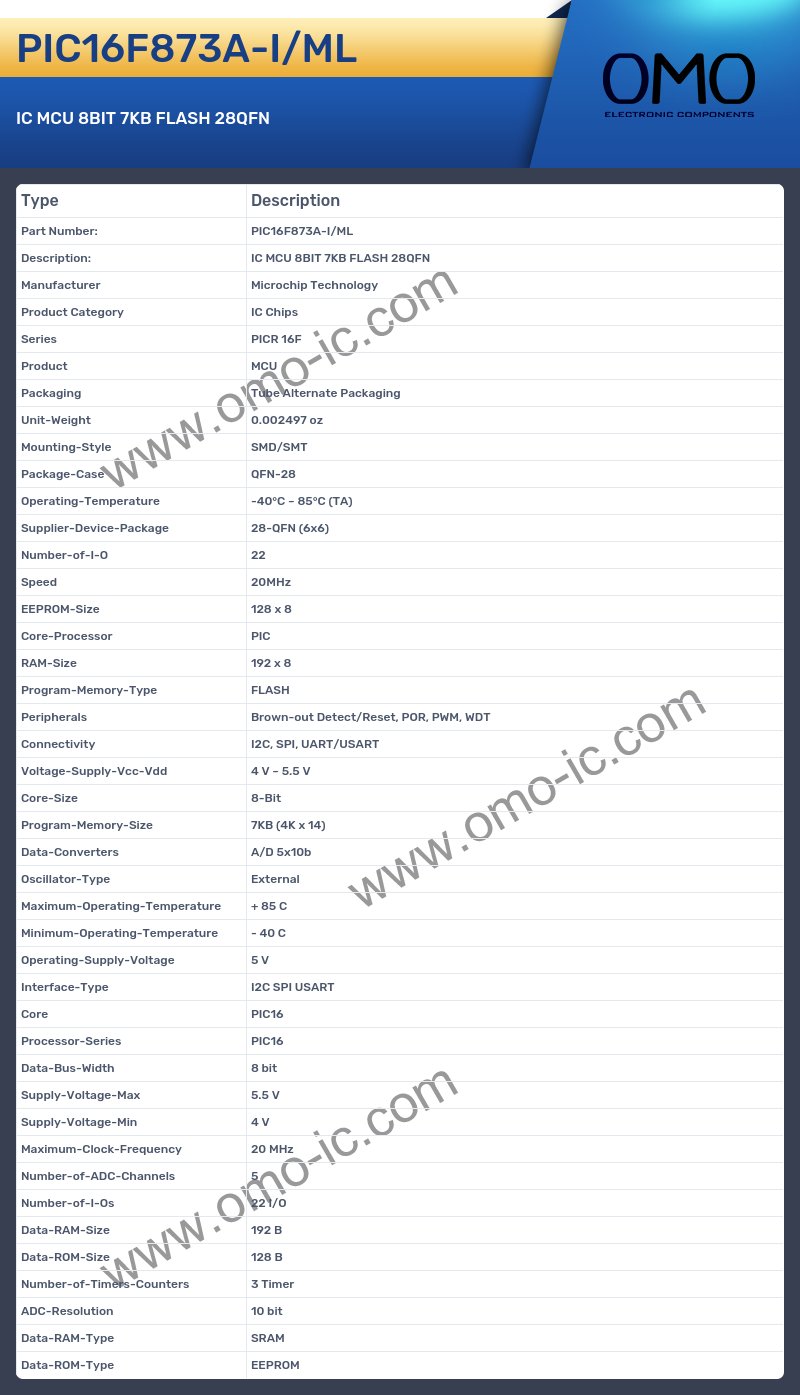 PIC16F873A-I/ML