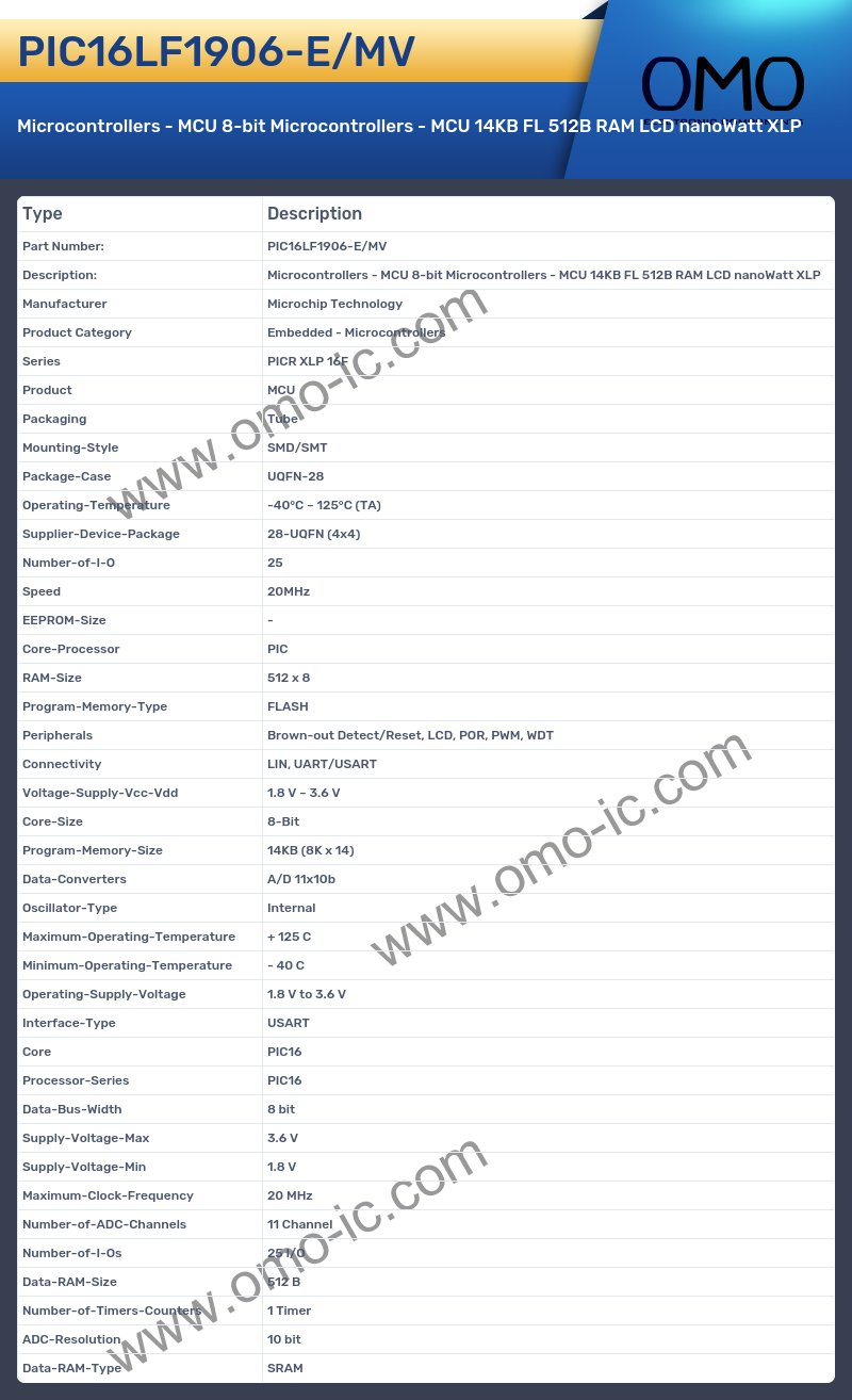 PIC16LF1906-E/MV