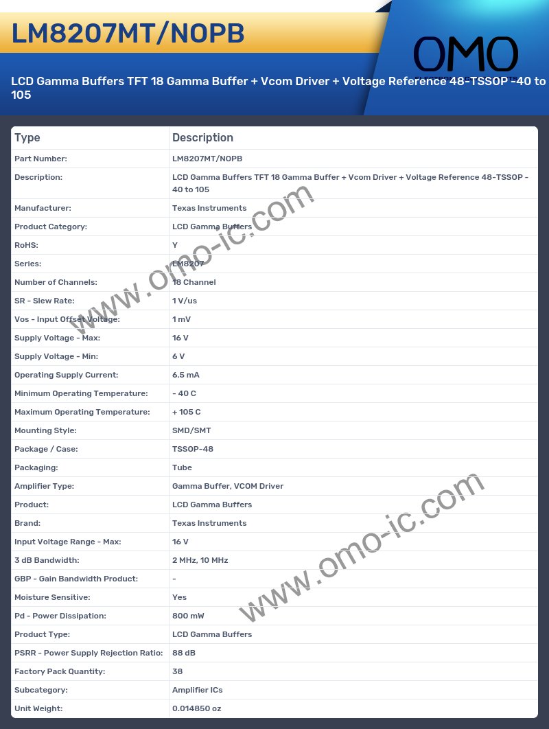 LM8207MT/NOPB