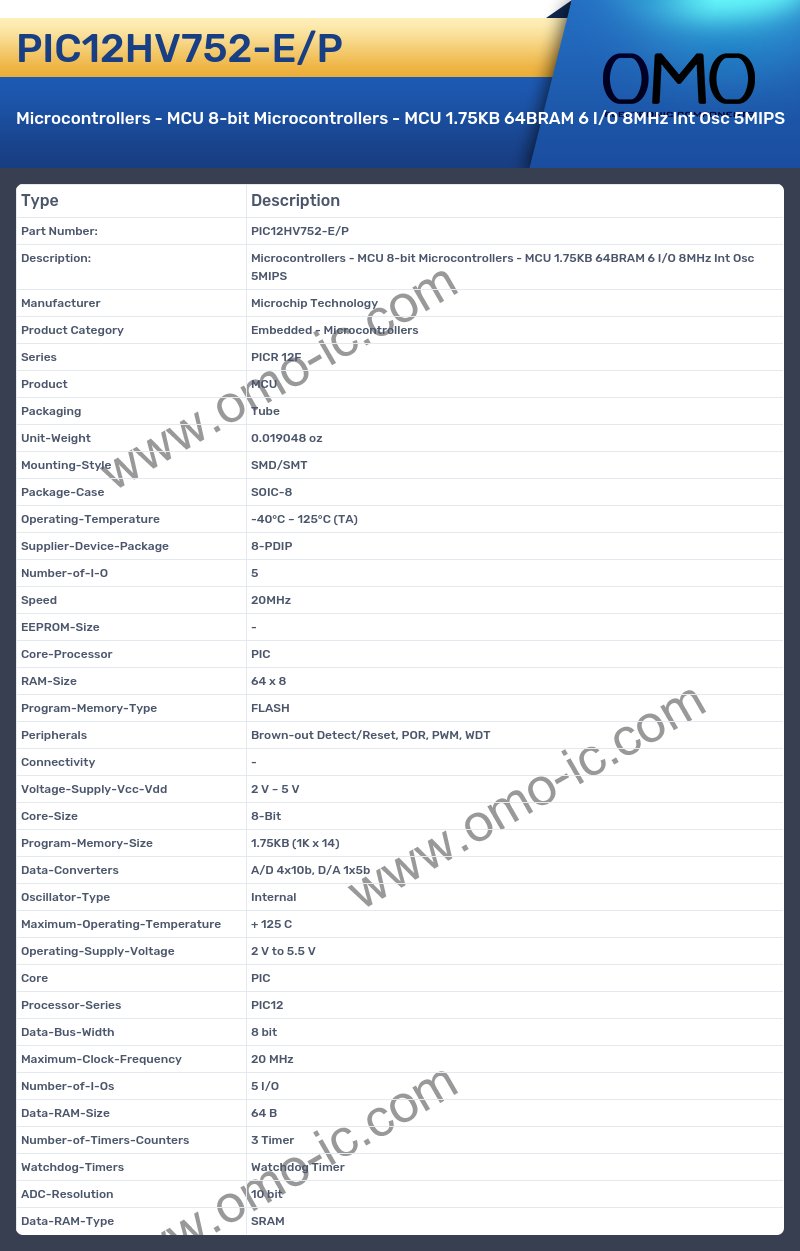 PIC12HV752-E/P