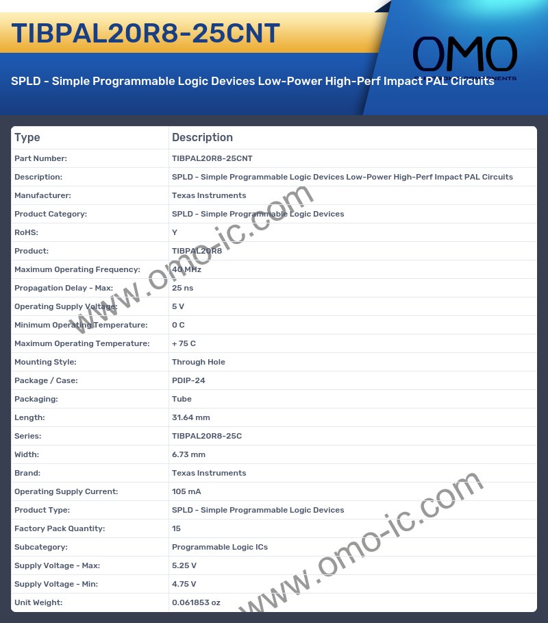 TIBPAL20R8-25CNT