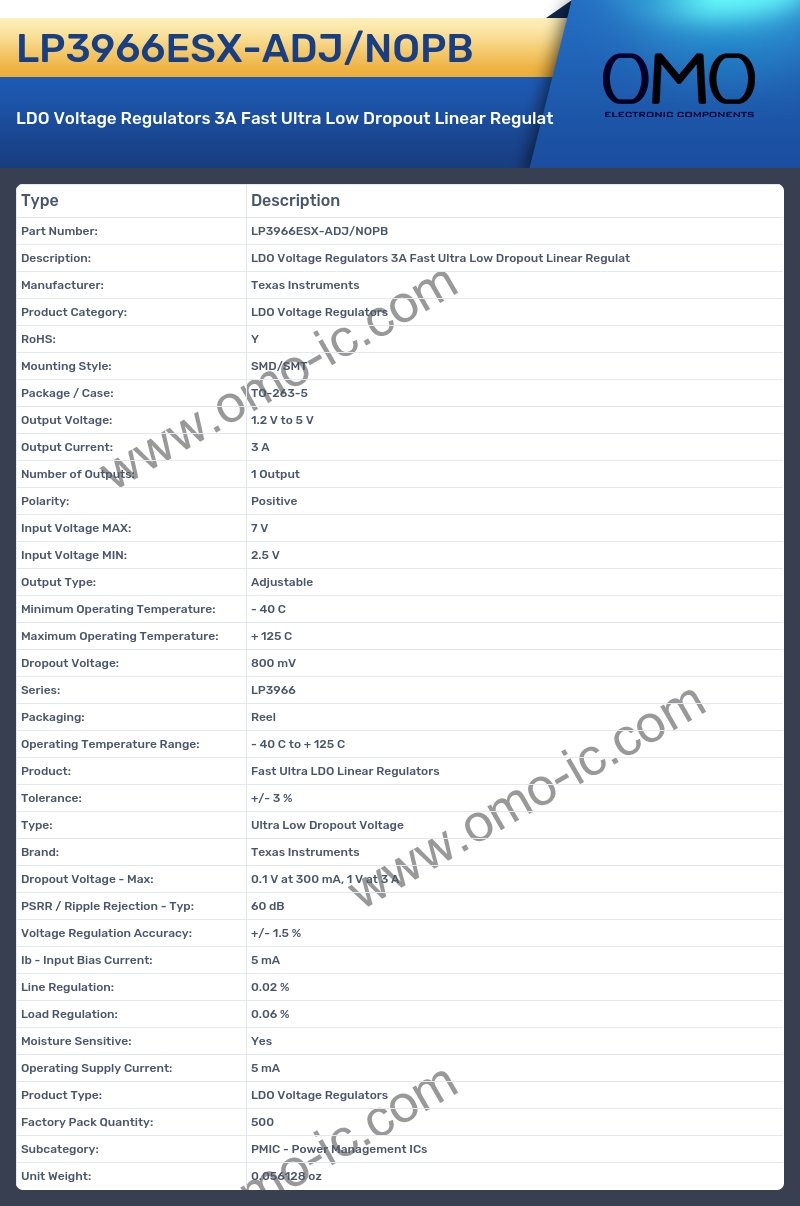 LP3966ESX-ADJ/NOPB