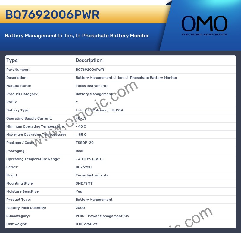 BQ7692006PWR