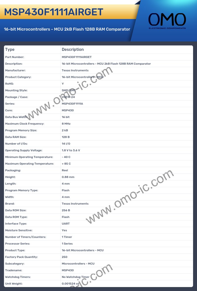 MSP430F1111AIRGET