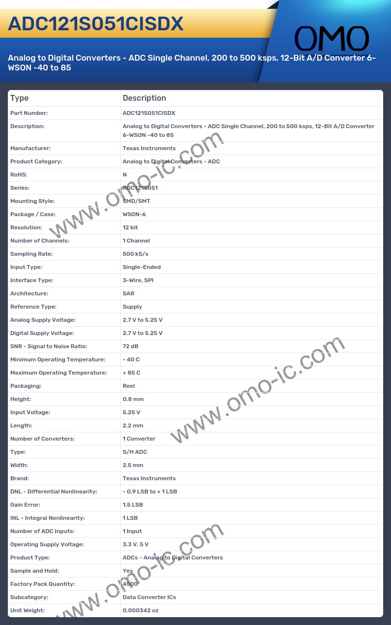 ADC121S051CISDX