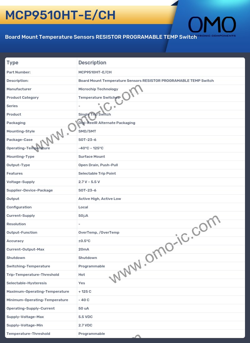 MCP9510HT-E/CH