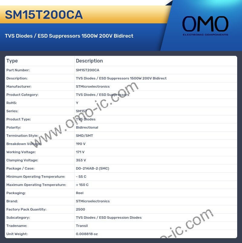 SM15T200CA