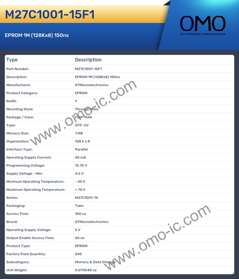 M27C1001-15F1