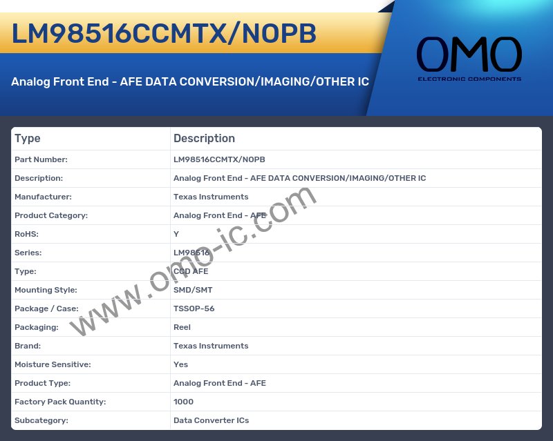 LM98516CCMTX/NOPB