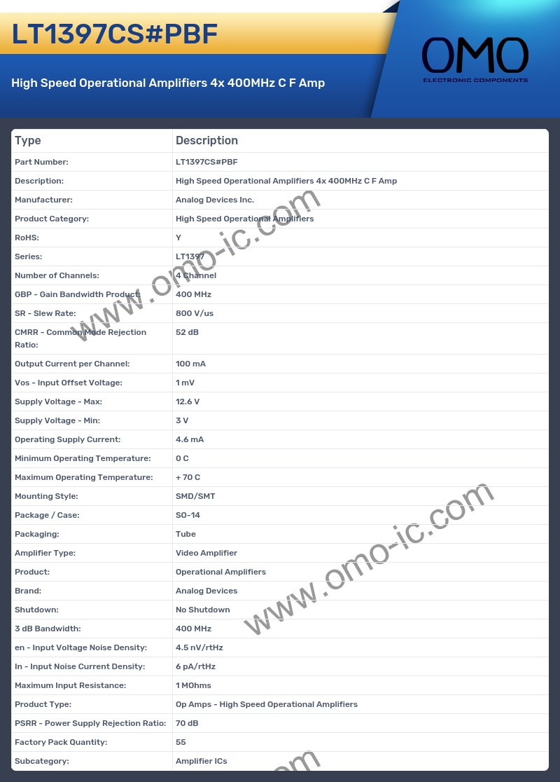 LT1397CS#PBF