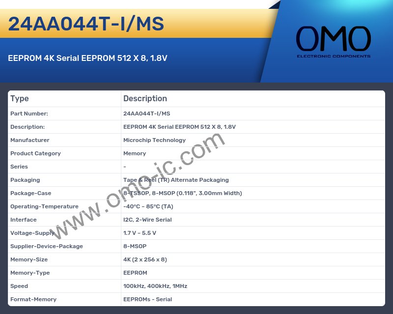 24AA044T-I/MS