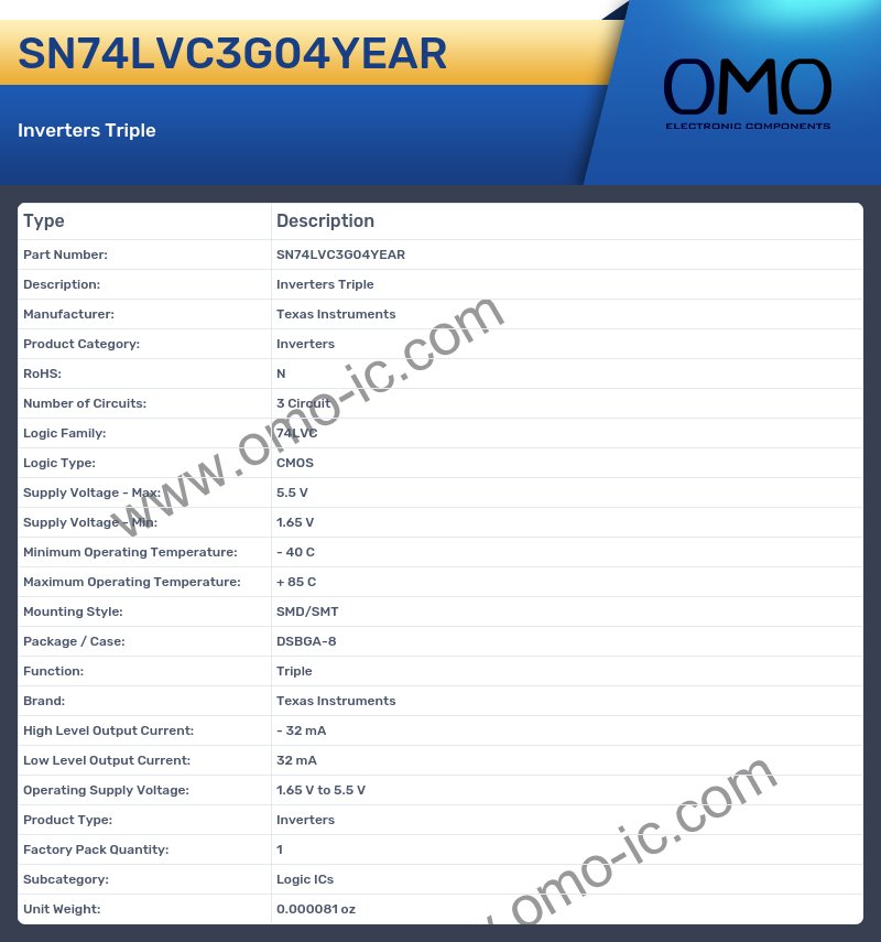 SN74LVC3G04YEAR