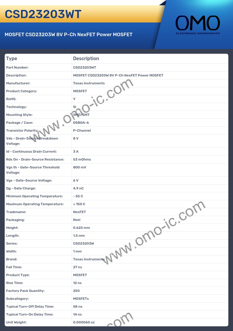 CSD23203WT