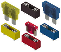 Color-Coded, Auto Blade Fuse Holders