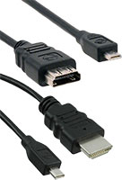 HDMI-A to Micro HDMI-D Cable Assemblies